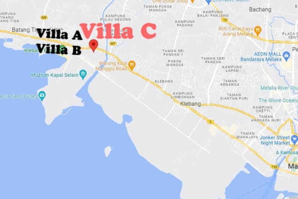 Melaka Beach Villa Ngoại thất bức ảnh